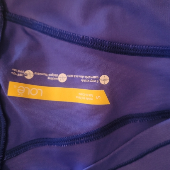 Lole Blue Short Sleeve Activewear Dress S - Picture 6 of 6